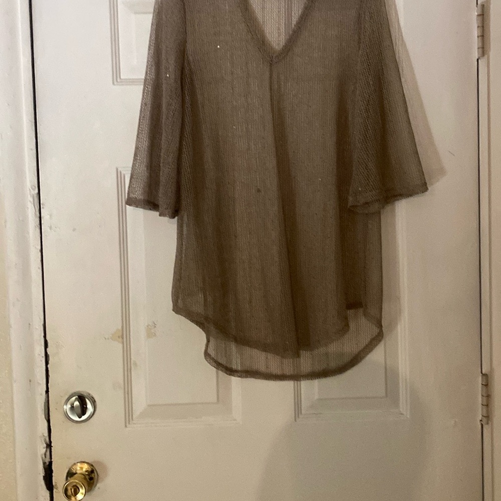 Jordan Taylor Metallic Knit Top